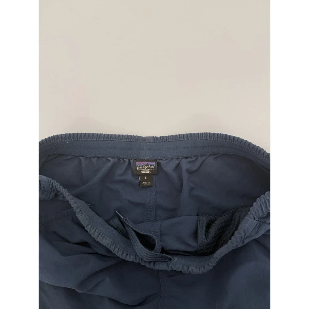 Patagonia Shorts Small S‎ Navy Blue NetPlus Recycled Swim Trunks Mens Baggies